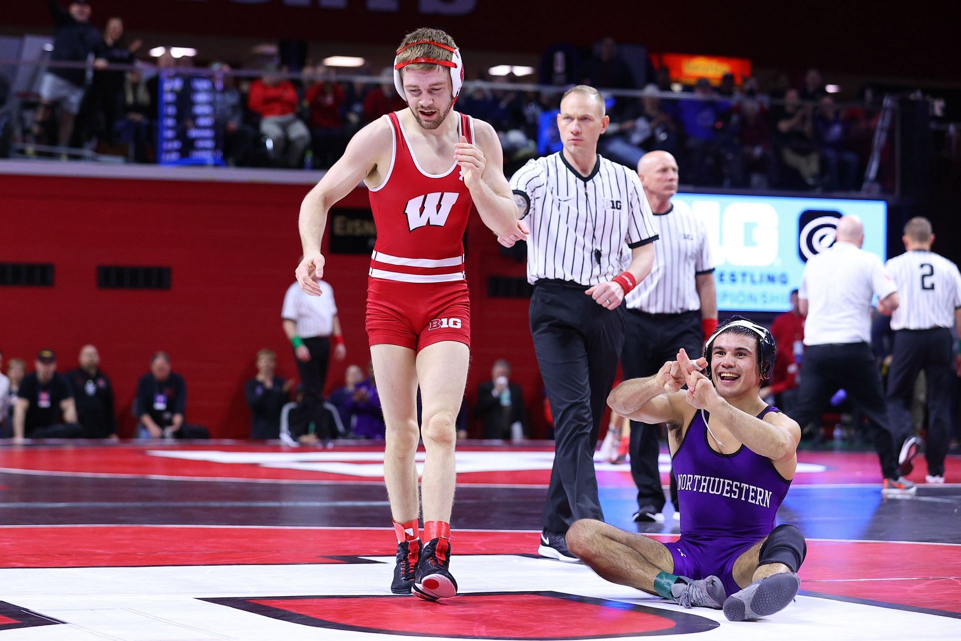 Seth at the Big Ten Wrestling Championships - (Source: Getty)